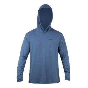 Men's ThreadX Hooded Pullover Long Sleeve UV Top - Stellar Blue