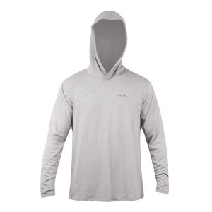 Men's ThreadX Hooded Pullover Long Sleeve UV Top - Silver