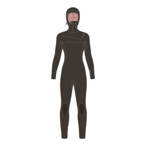 Women's Infiniti Hooded Full Wetsuit 6/5mm