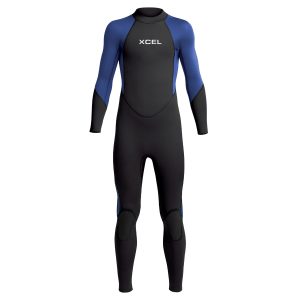 Kids' Axis Flatlock Back Zip Full Wetsuit 3/2mm