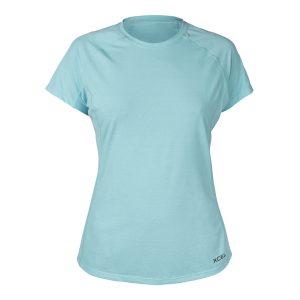 Women's Heathered VentX Short Sleeve Relaxed Fit UV - Glacier Blue