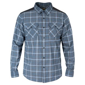 Men's Flannel Shirt - Navy Plaid/Graphite