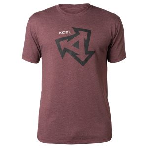 Men's Icon Logo Short Sleeve Tee - Heather Maroon